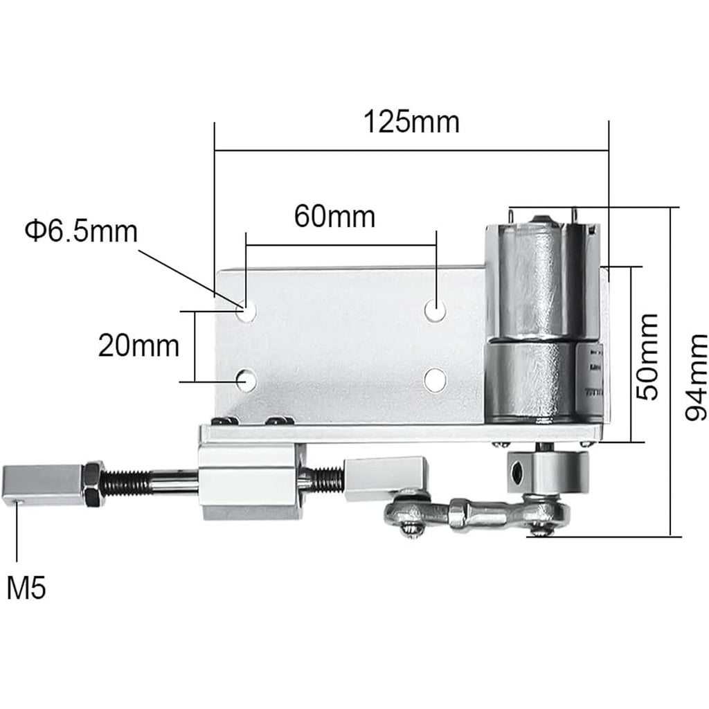 Adjustable Stroke 24V Linear Actuator Kit V798