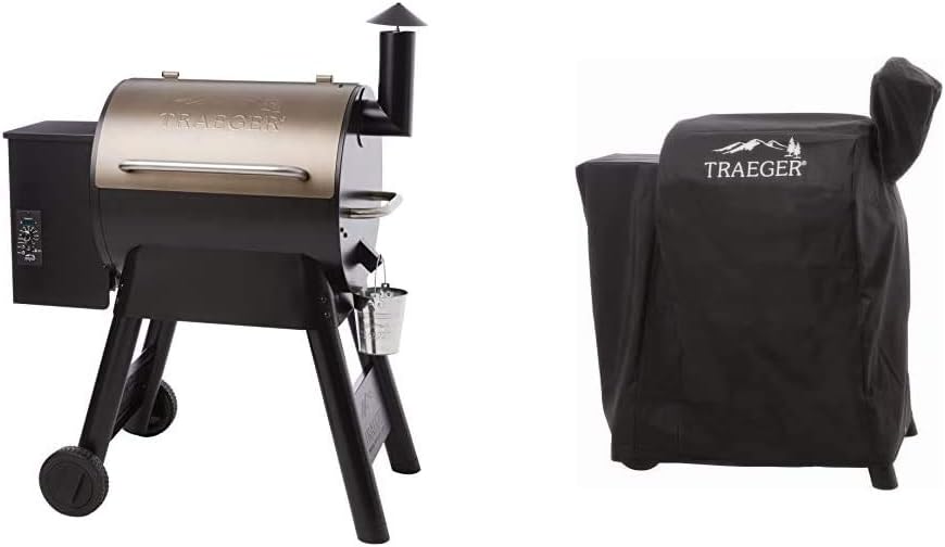 Bronze Electric Wood Pellet Grill and Smoker P4836