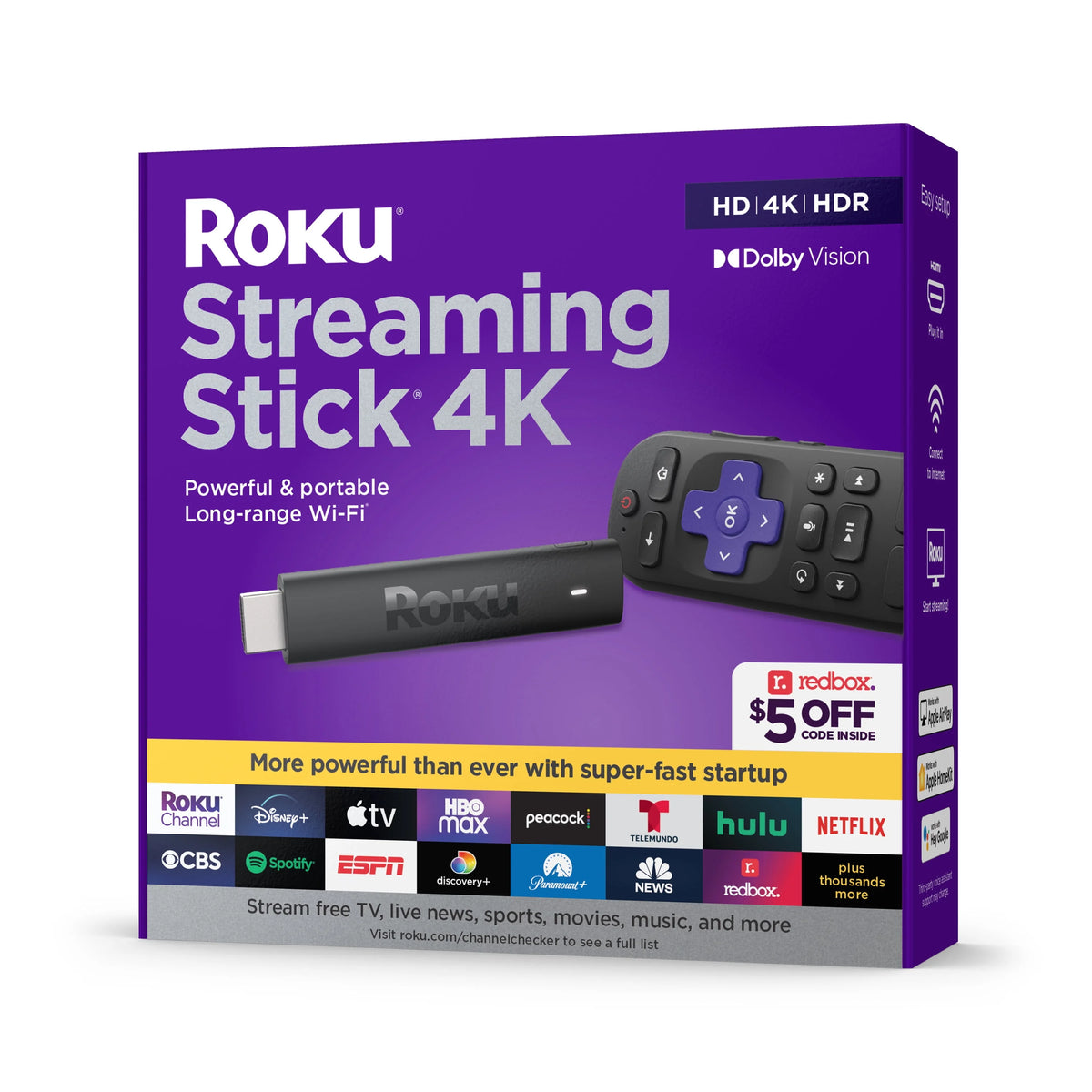 Streaming Stick 4K Streaming Device with Voice Remote N9625