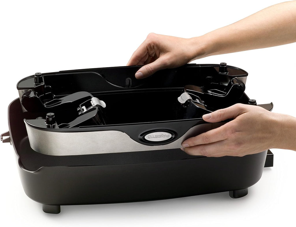16-inch Black Electric Foldaway Skillet X5218
