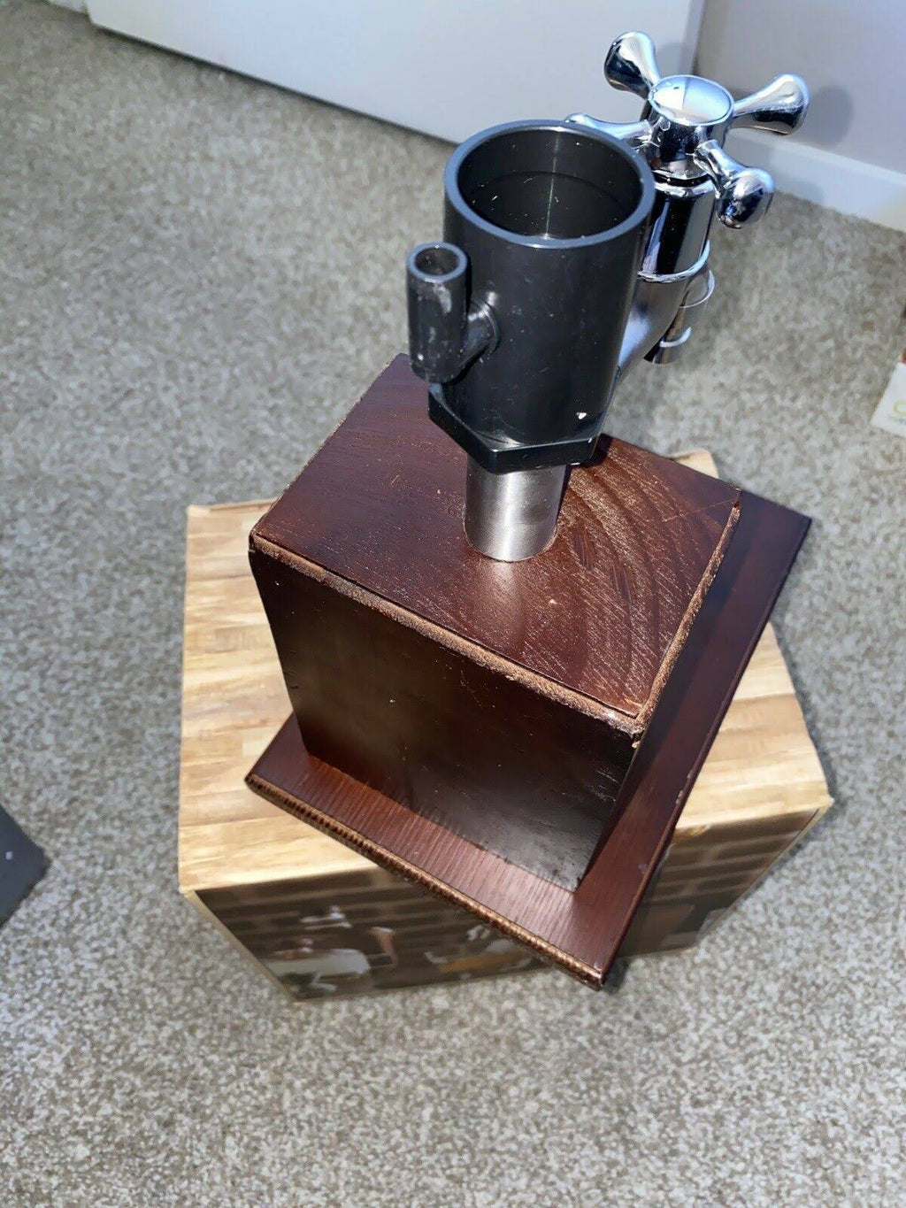 Vintage Wood Drink Dispenser H438128