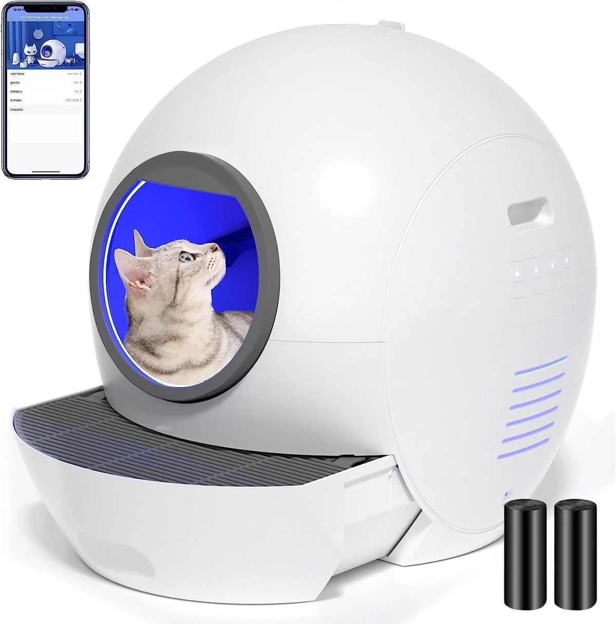 WiFi Smart Self-Cleaning Cat Litter Box X4890