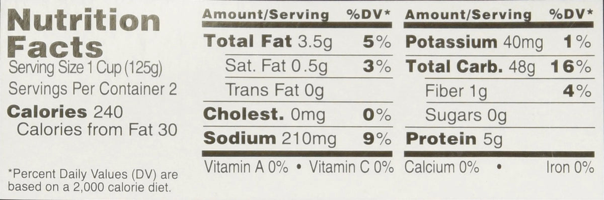 4.4 Oz Pack of 12 Jasmine Rice Cups V13339