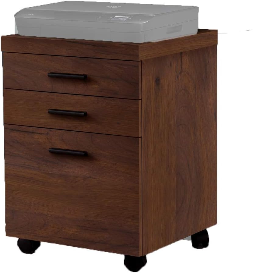 3 Drawer Dark Taupe File Cabinet L6839