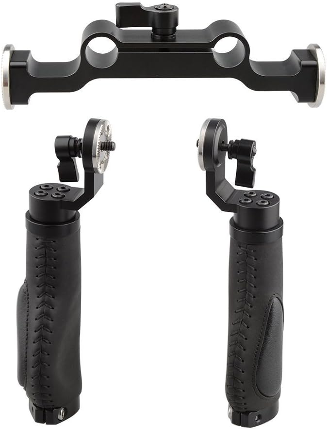 Leather Handle 15mm Rod Shoulder Mount Rig J1380
