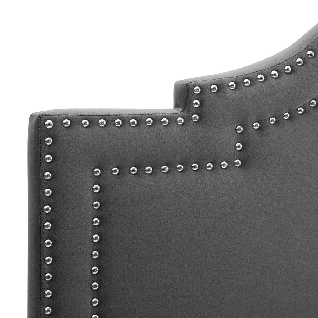 King California King Velvet Headboard G55124