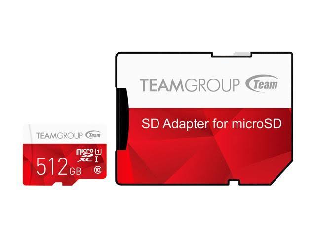 512gb microSDXC CL10 UHS-I Memory Card with SD Adapter J776390