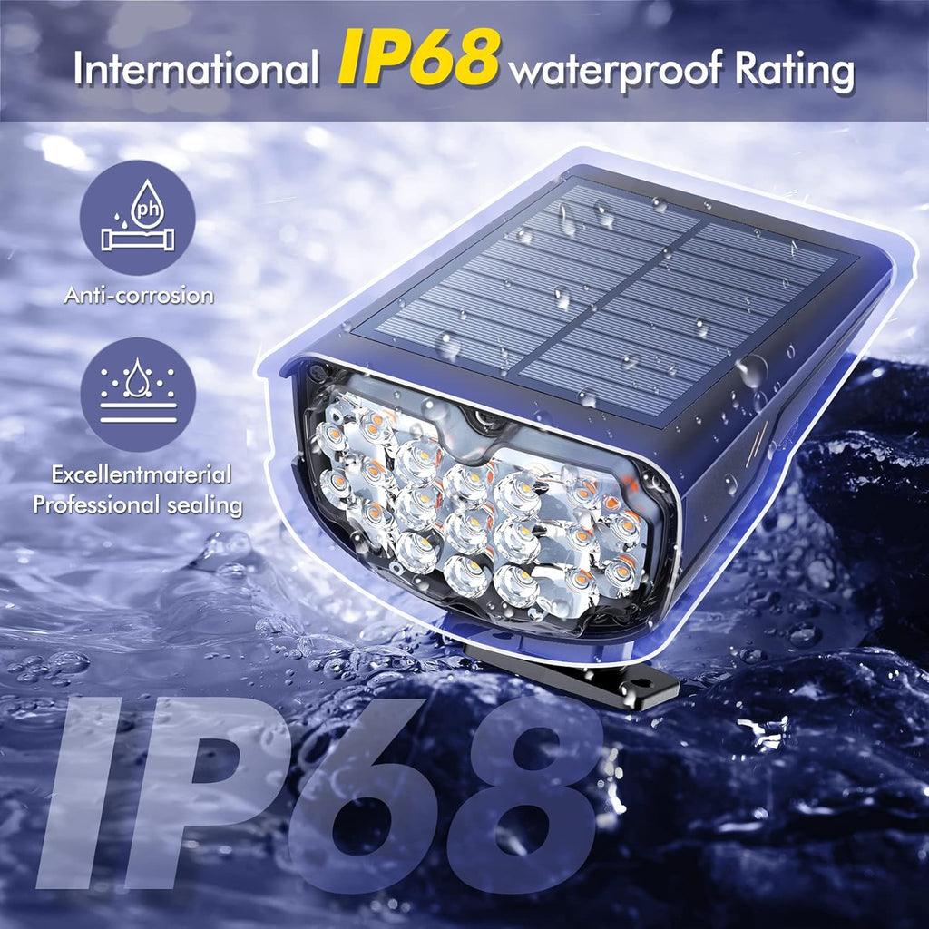 IP68 Waterproof Solar LED Landscape Spotlights 2 Pack N419
