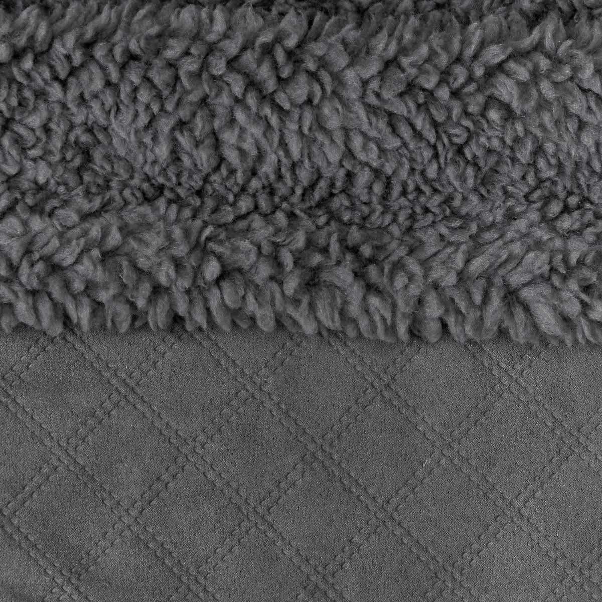 ComfortFill-Eco Wraparound Dog Bed with Fleece W551
