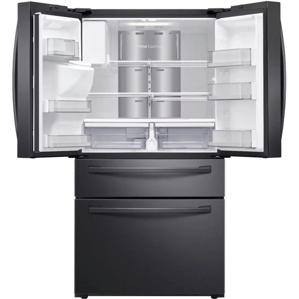 Black Stainless 22.2 Cu. Ft. 4-Door French Door Refrigerator O32774
