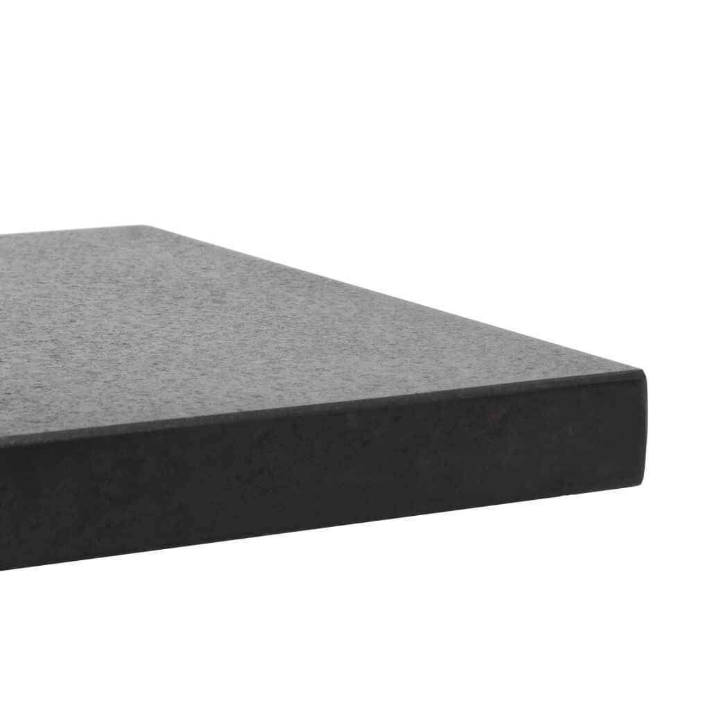 Granite Parasol Base 66.1 lb Square Black L1778