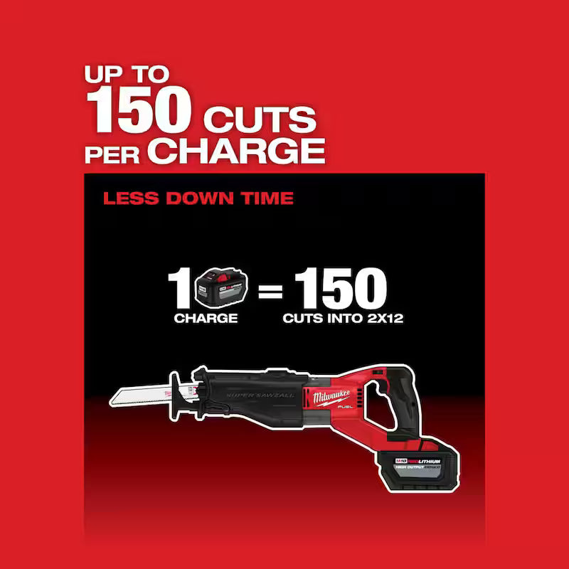 18V Lithium-Ion Brushless Cordless Reciprocating Saw & 12.0Ah Battery Q805761