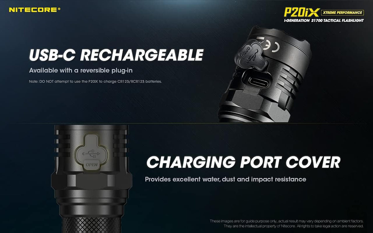 4000 Lumen USB-C Rechargeable Tactical Flashlight L799352