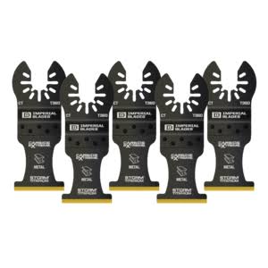 1-3/8in Carbide Titanium Metal Blade, 5 Pieces D2664