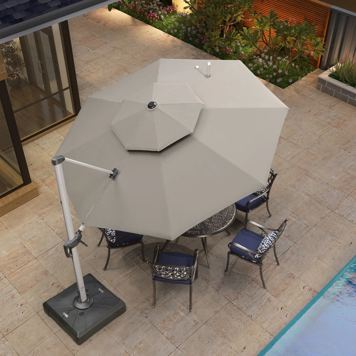 11ft Round Patio Umbrella I77313