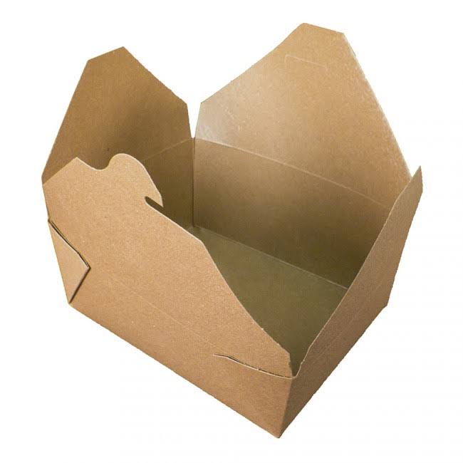 45 oz Kraft Paper Container - Case of 300 Q62542