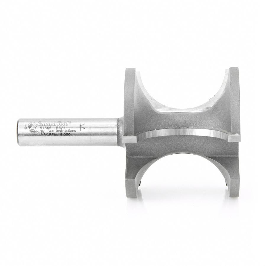 Carbide Tipped Bullnose 3/4 Radius x 2-3/8 Dia x 2 inch x 1/2 Shank M6704