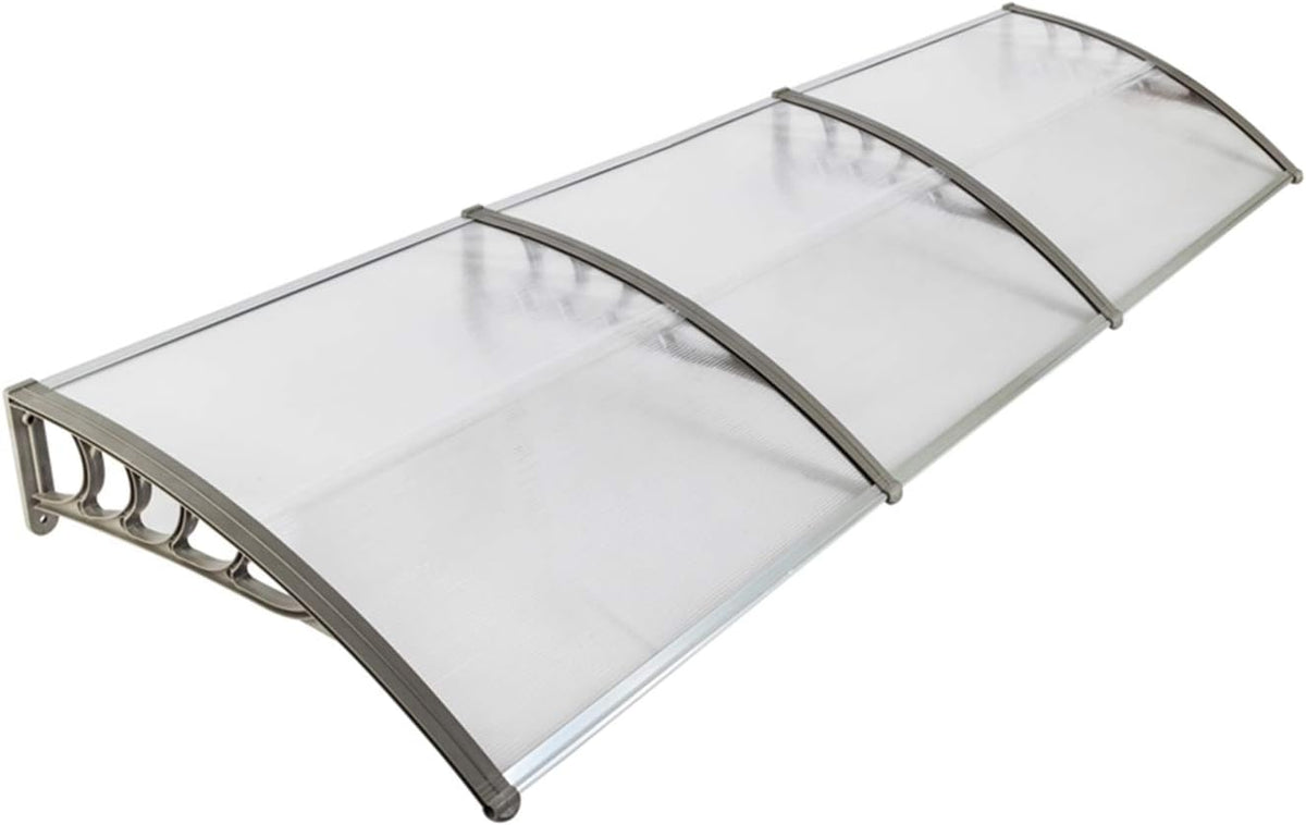 White Polycarbonate Door Canopy 120 x 40 U2620