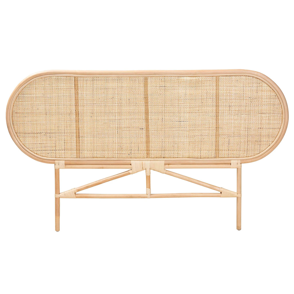 Natural Brown Rattan Queen Size Headboard E2018