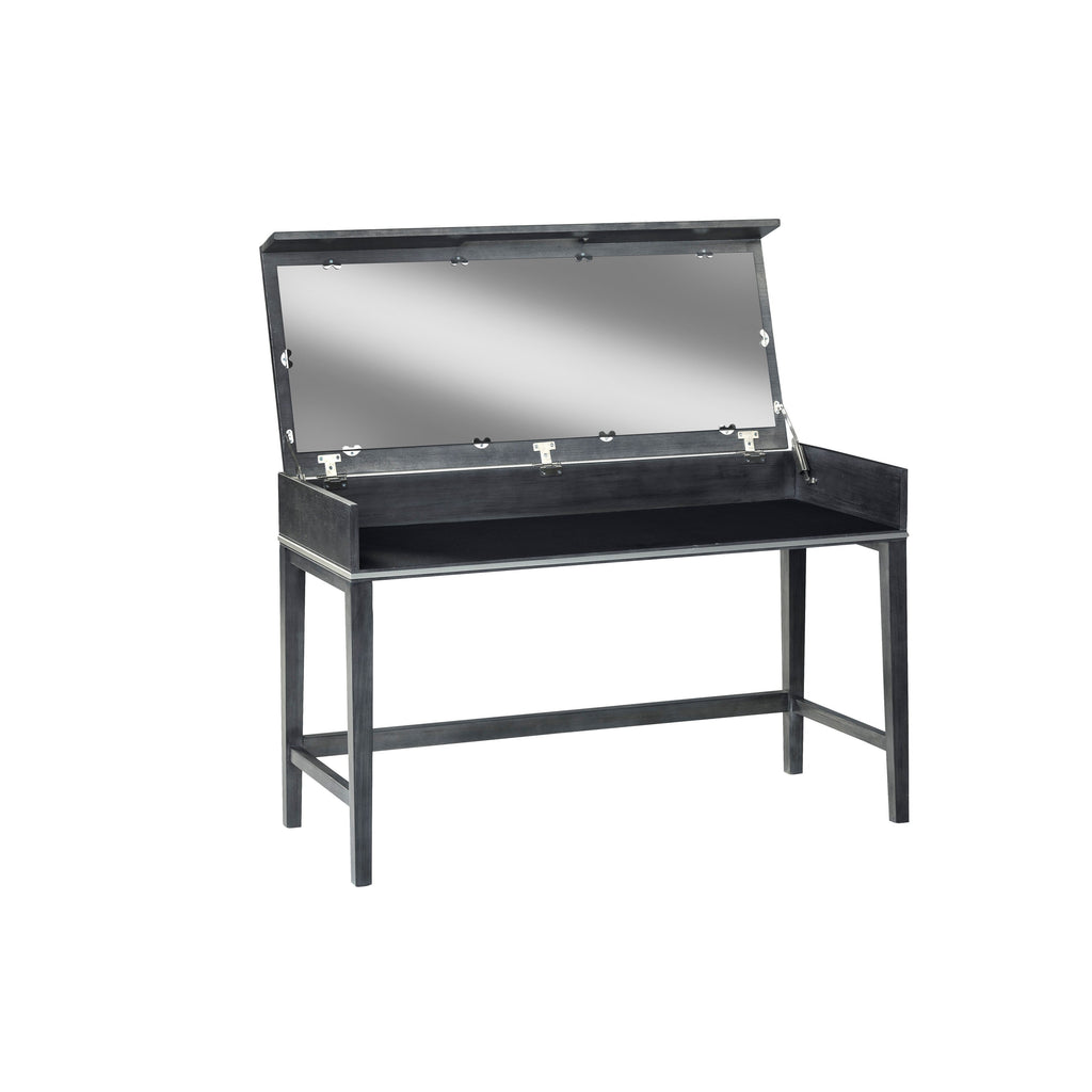 Slate Gray Vanity and Stool X9634