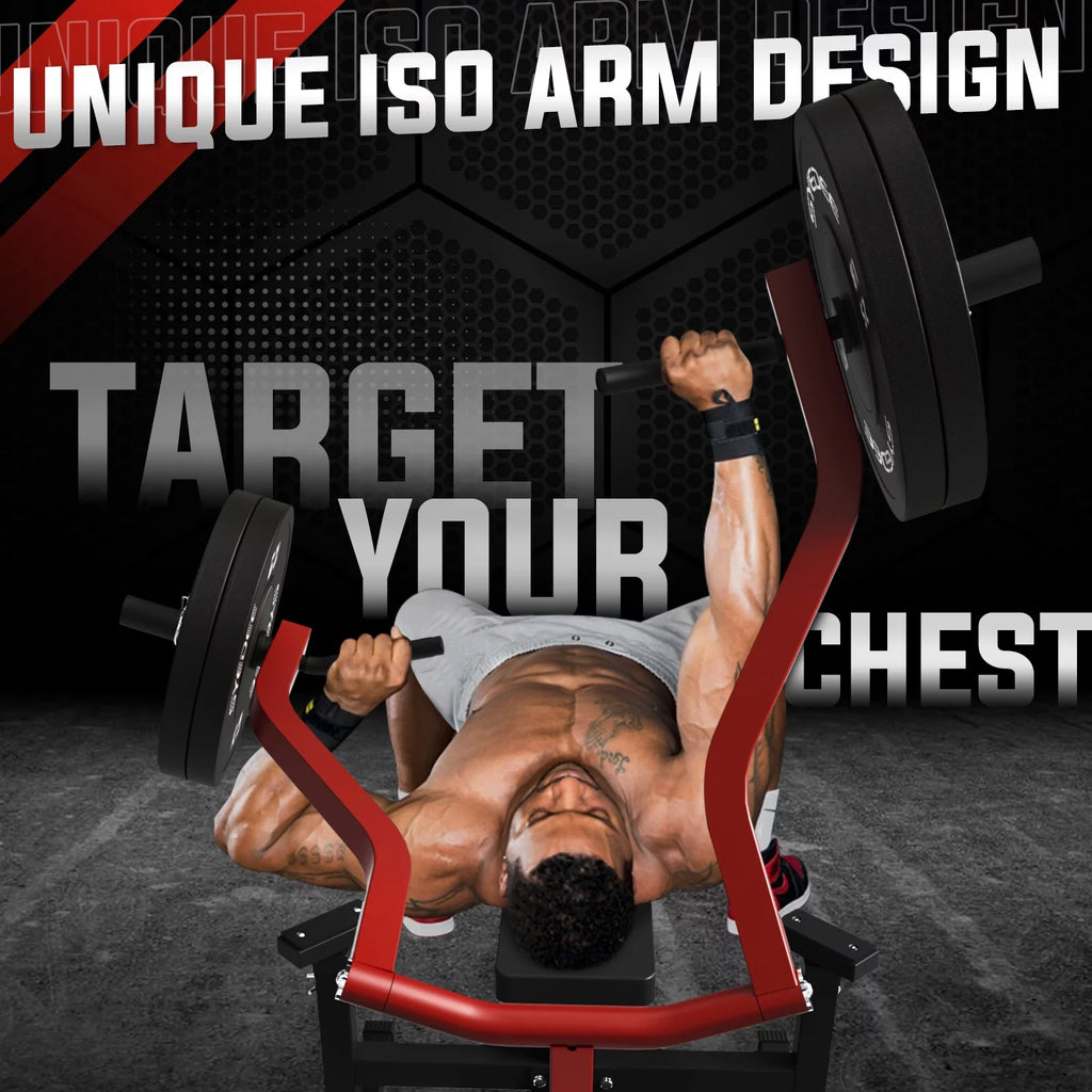 Chest Press Machine with Converging Arms W737
