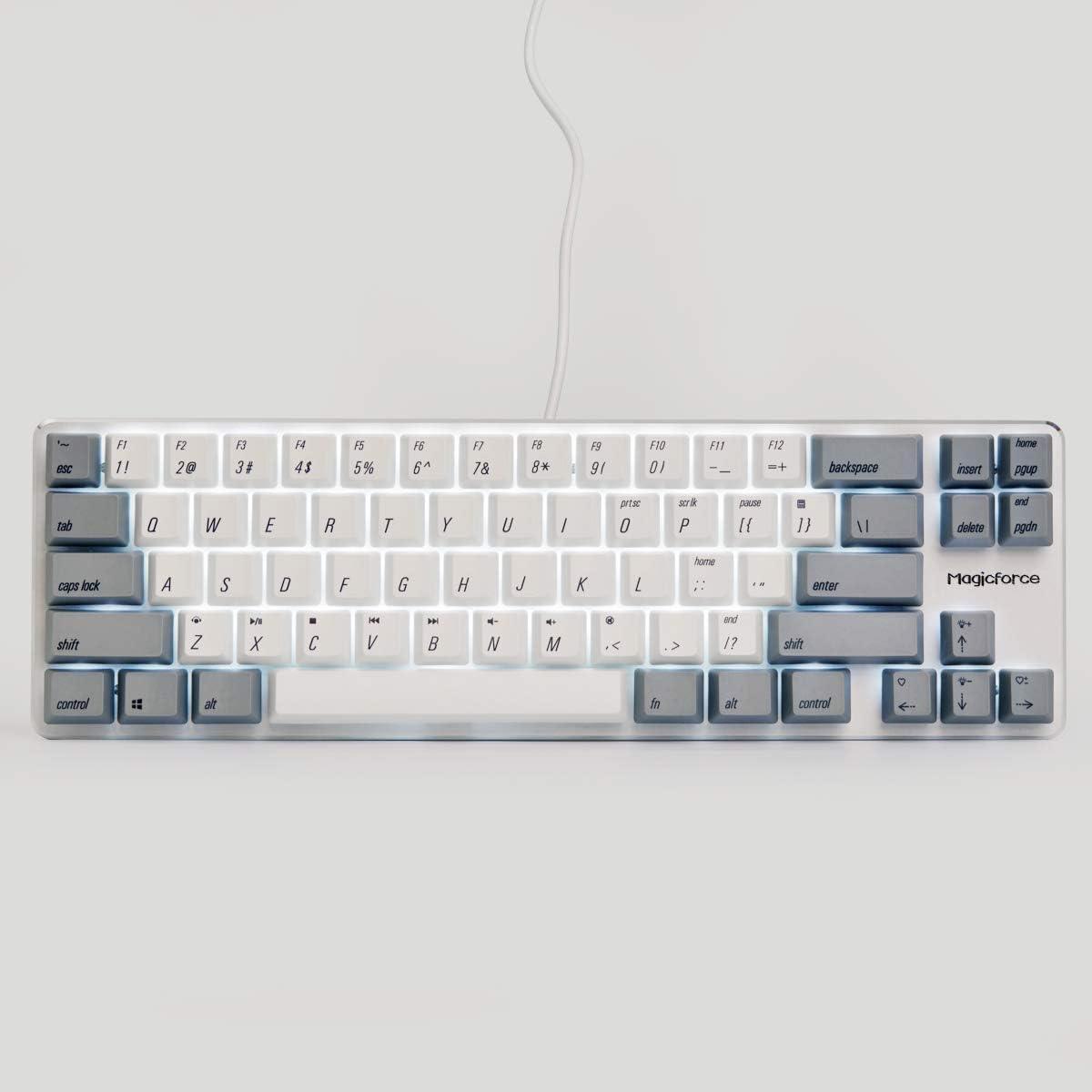 68 Keys Wired Mechanical Keyboard with Gateron Brown Switch PBT Keycaps J911