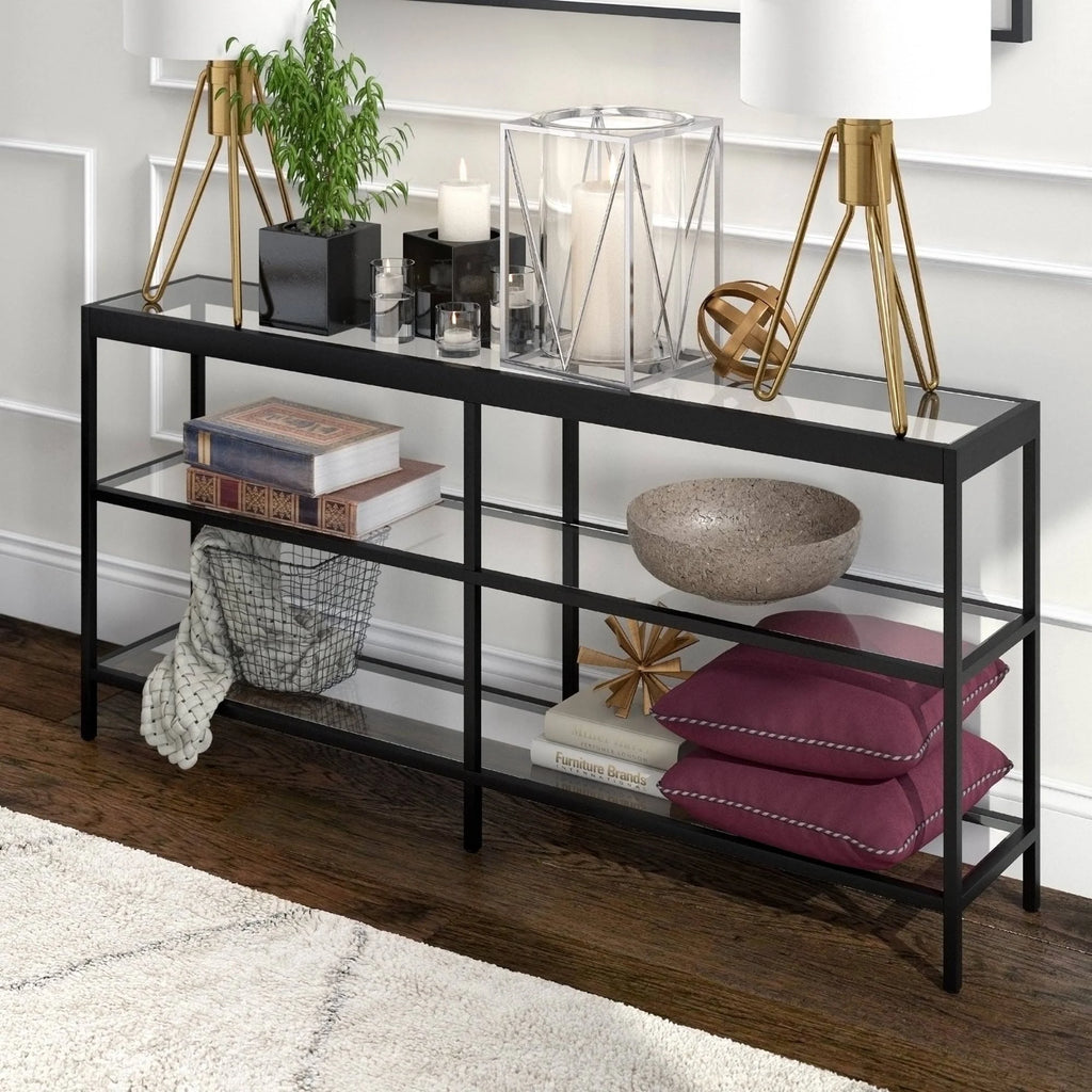 Blackened Bronze Console Table R522