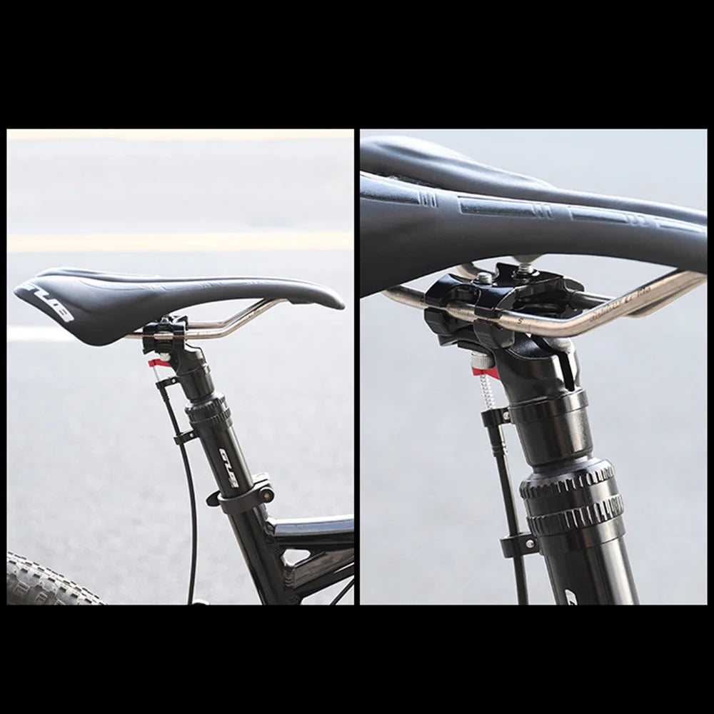 Mountain Dropper Seatpost 31.6mm Adjustable Remote Control Suspension Seat Post O877789