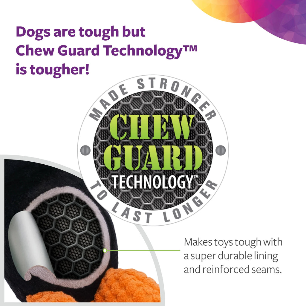 Brown Large Plush Dog Toy with Chew Guard Y723