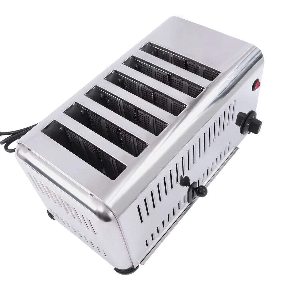 6 Slices Pop-Up Electric Stainless Steel Toaster T364618