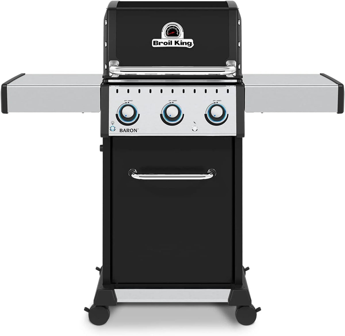 Liquid Propane Silver Black Grill X219
