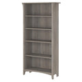 5 Shelf Bookcase, Driftwood Gray L2936