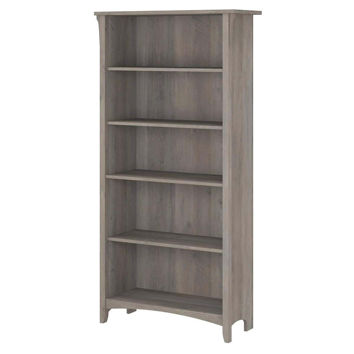 5 Shelf Bookcase, Driftwood Gray L2936
