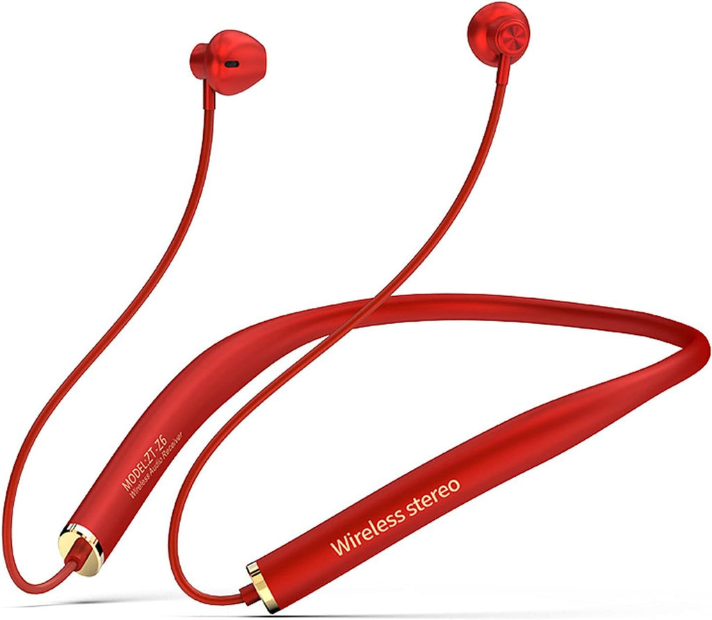 Wireless Earbuds Neckband with Mic Noise Cancelling Headset 400 Hours Standby R36898