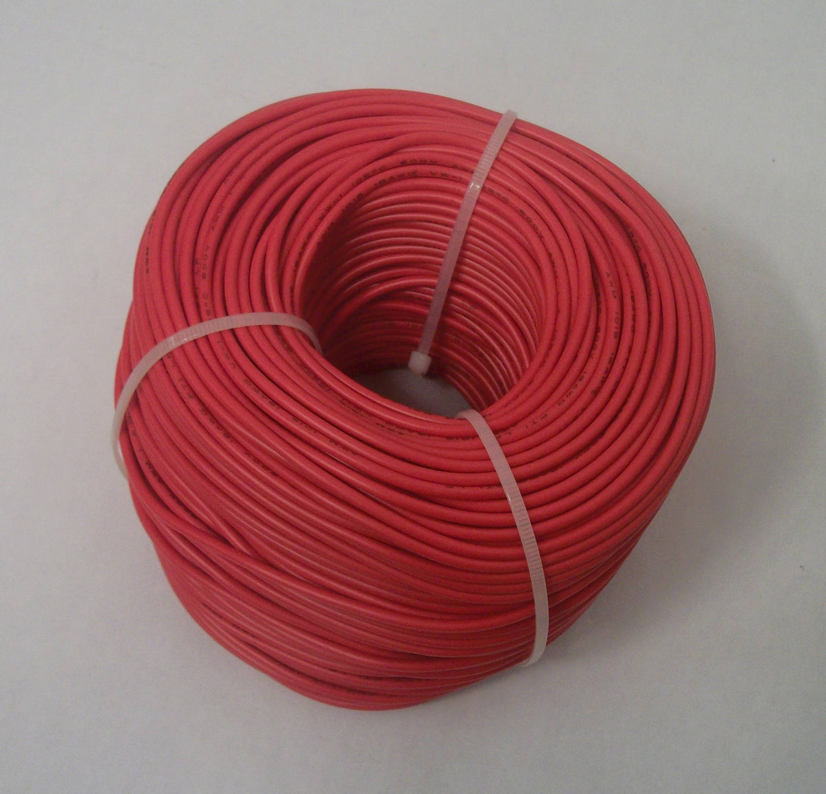 18 AWG Tinned Copper Stranded Hook Up Wire, 328 Feet, Red V21941