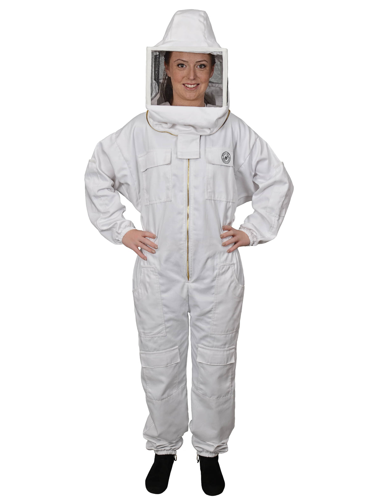 Polycotton Beekeeping Suit with Square Veil (Small) D5382