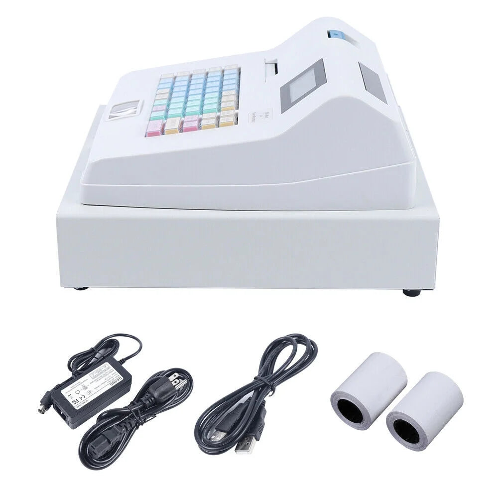 LED Electronic Cash Register 48 Keys with Cash Drawer S7263