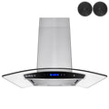 30x22 Stainless Steel Island Mount Range Hood G7492