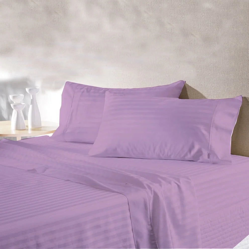 100% Egyptian Cotton 4PC Sheet Set California King Size X299