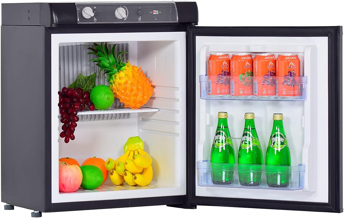 12V Compact Fridge, 1.4 Cu.Ft, Black O422782
