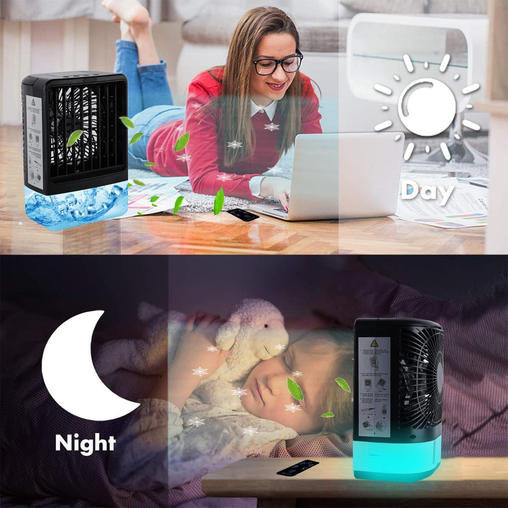 Portable Air Cooler Fan with 4000mAh Battery and Remote K66983
