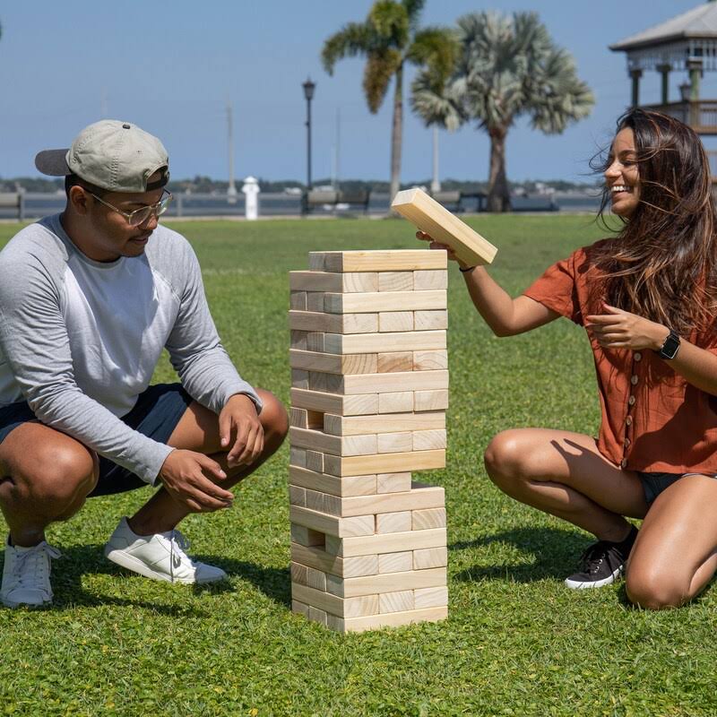 Giant Wooden Tumble Tower Game S406
