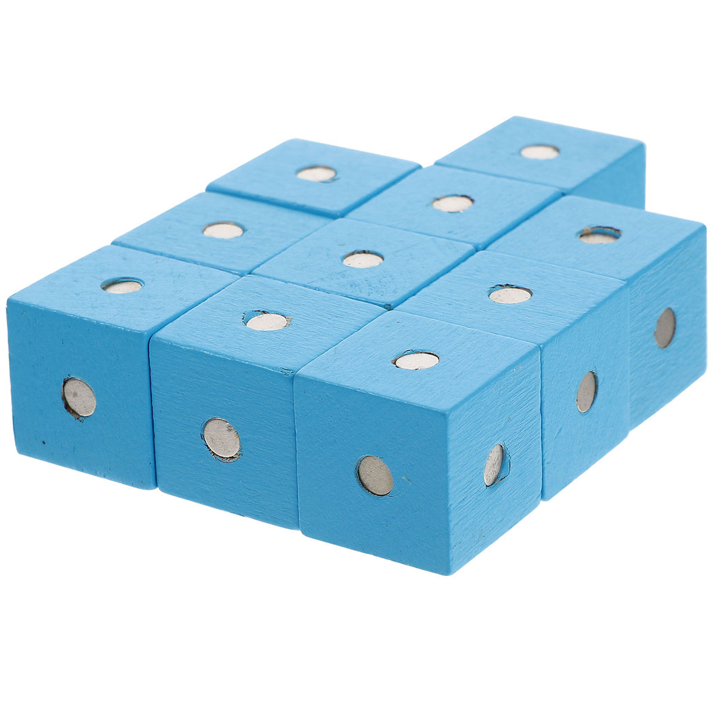 20 pcs Wooden Magnetic Building Blocks Toy E711874