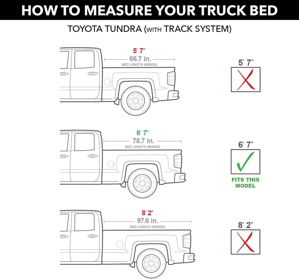 Hard Tri-Fold Truck Bed Tonneau Cover B725