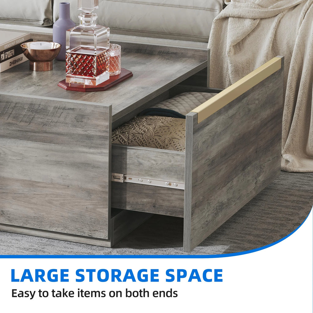 Square Coffee Table with Storage G92685