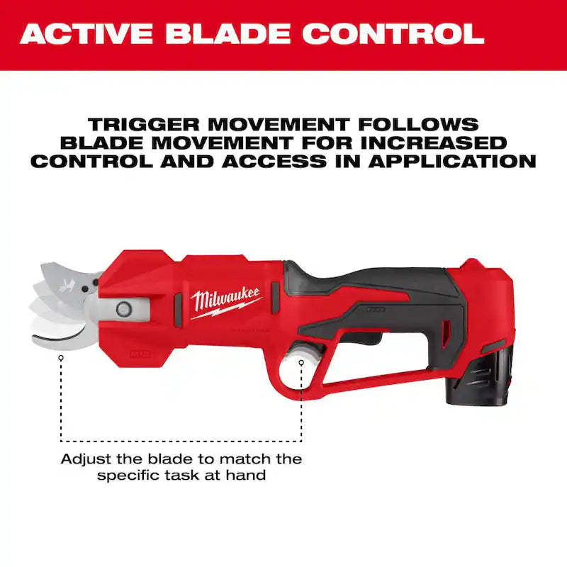 12V Lithium-Ion Brushless Cordless Pruning Saw with Pruner Shears Kit Q841010