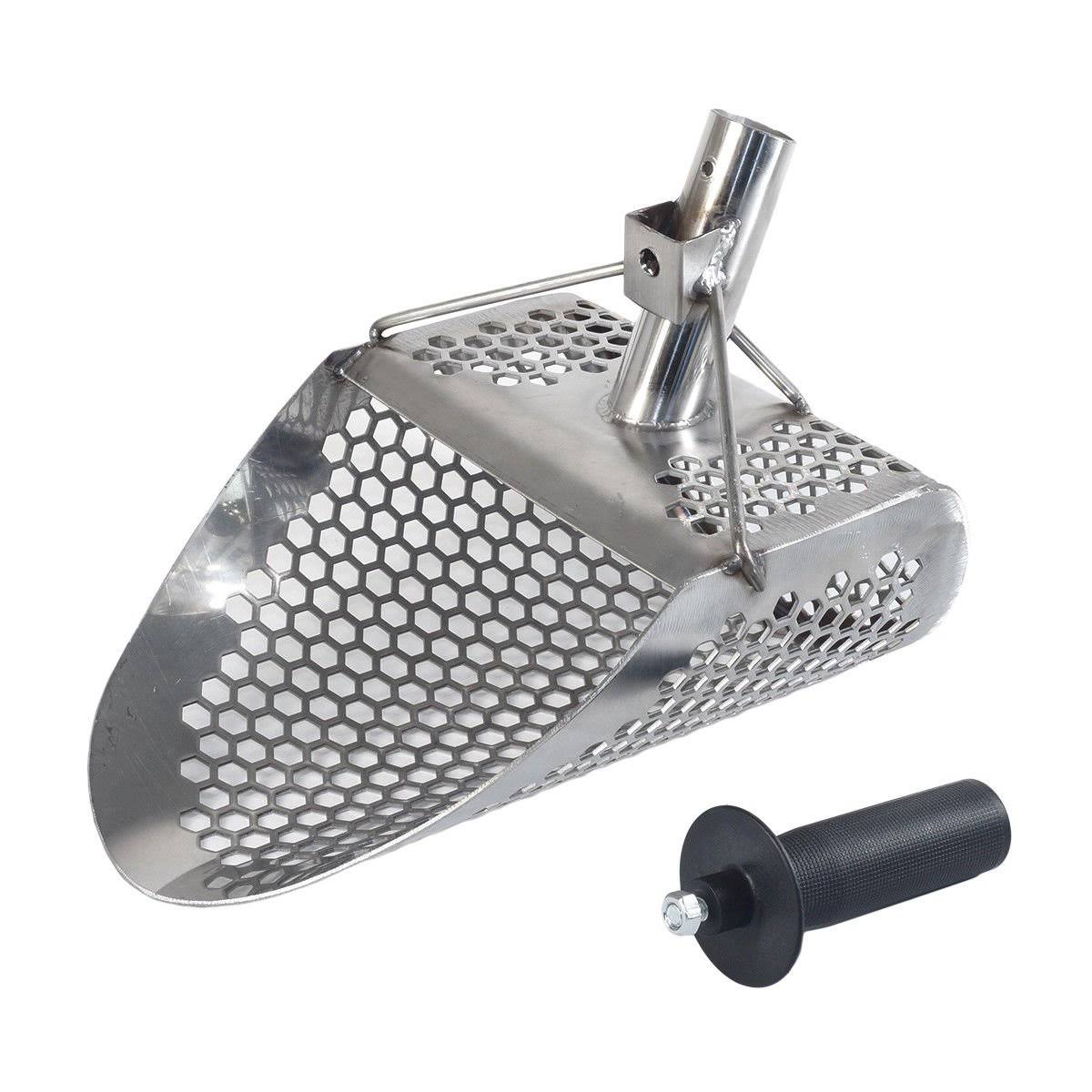 Stainless Metal Detector Sand Scoop with 2 Mount Options B814