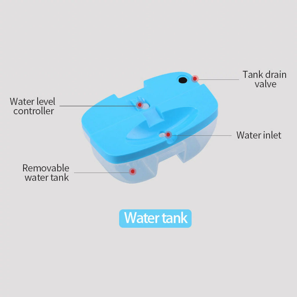 Mini Remote Control Dehumidifier 500ml Water Tank White F54361