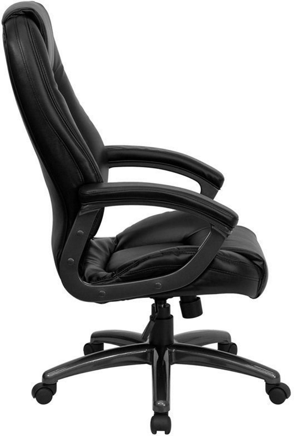 Black Contemporary Adjustable Height Swivel Executive Chair Q8873