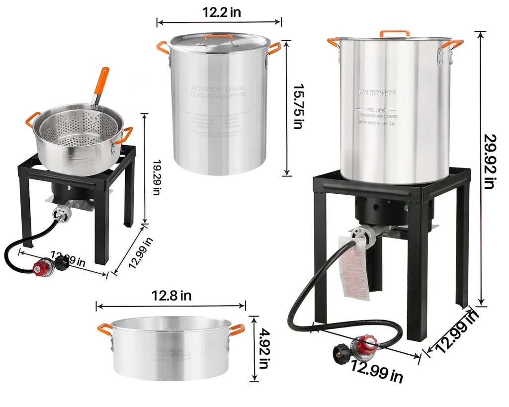 10 Qt Propane Outdoor Fish Fryer Set Z13471